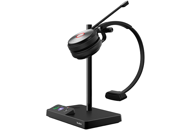 Photograph of Yealink WH62 single ear wireless DECT headset